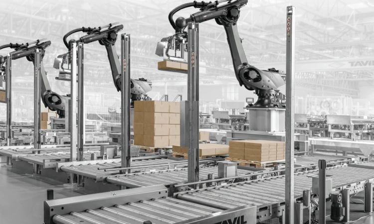 Max Pallet de TAVIL : la fin de ligne robotisée pour multiples formats